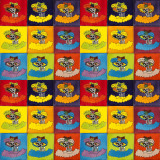 Catrinas - Talavera pop art tiles - 30 pieces