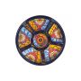 Redondo - Ceramic platter Talavera for snacks - 7 parts