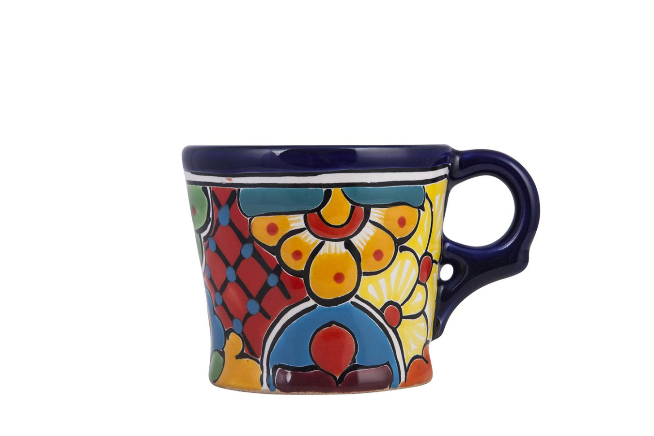 Té - colorful mug made of Talavera ceramics
