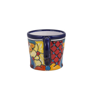 Té - colorful mug made of Talavera ceramics