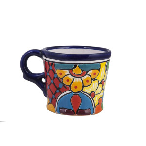 Té - colorful mug made of Talavera ceramics