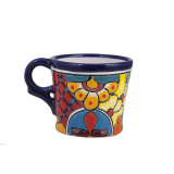 Té - colorful mug made of Talavera ceramics