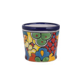 Té - colorful mug made of Talavera ceramics