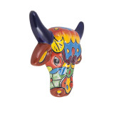 Vaca - decorative head of a cow - Talavera ceramics