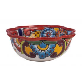 Chicharronera Mediana - ceramic bowl Talavera