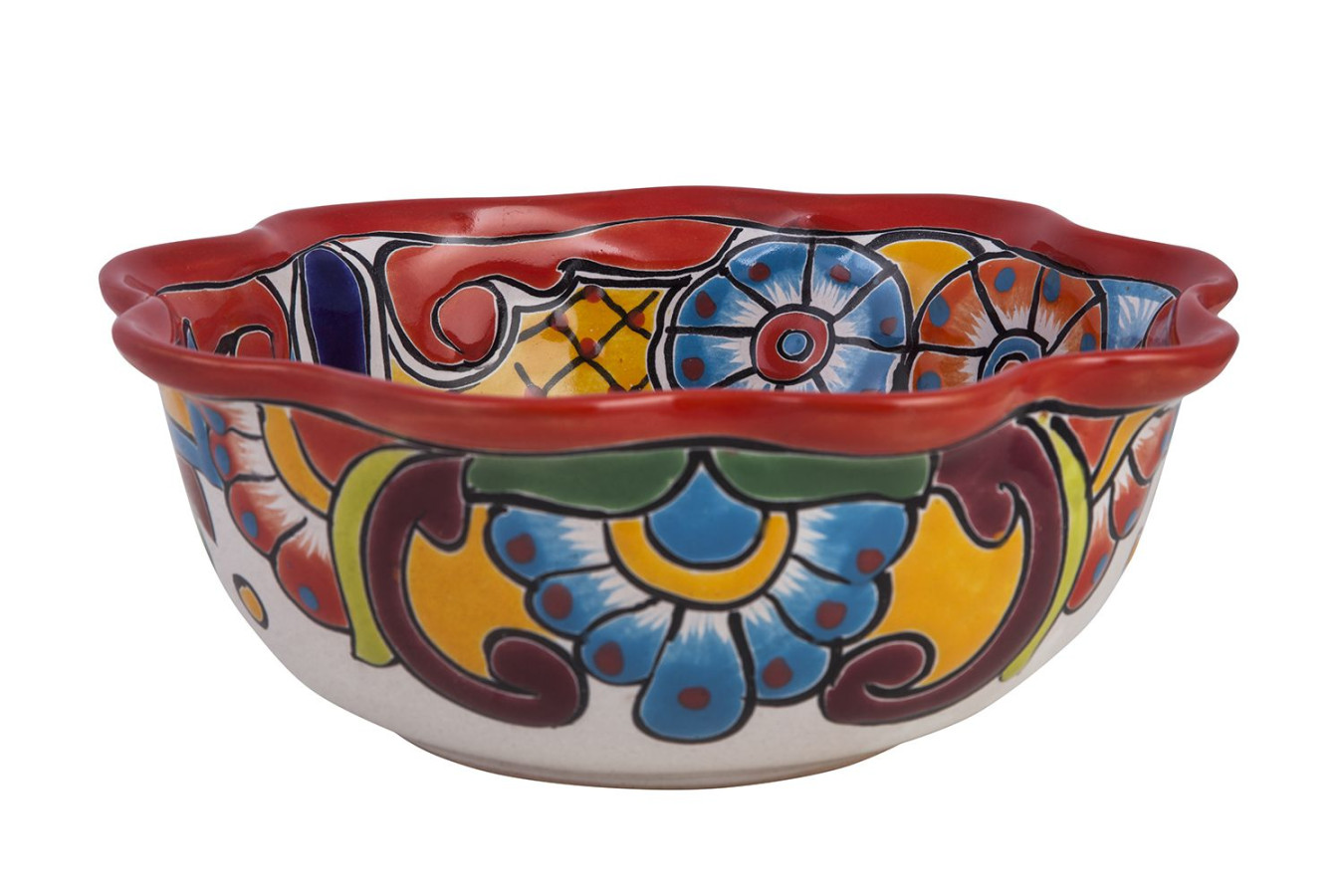 Chicharronera Mediana - ceramic bowl Talavera