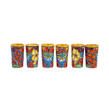 Tequilero - set of ceramic Talaver glasses - 6 pieces