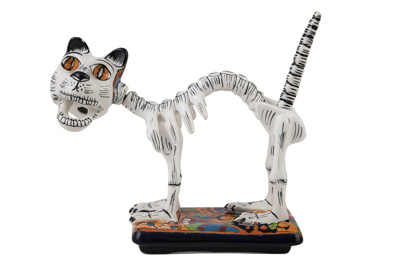 Gato y huesos - La Catrina's Mexican cat
