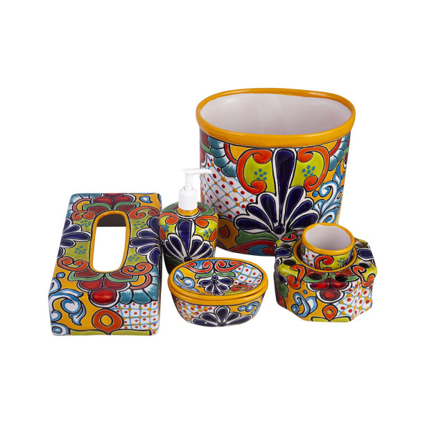 Viento - ceramic bathroom set from Mexico