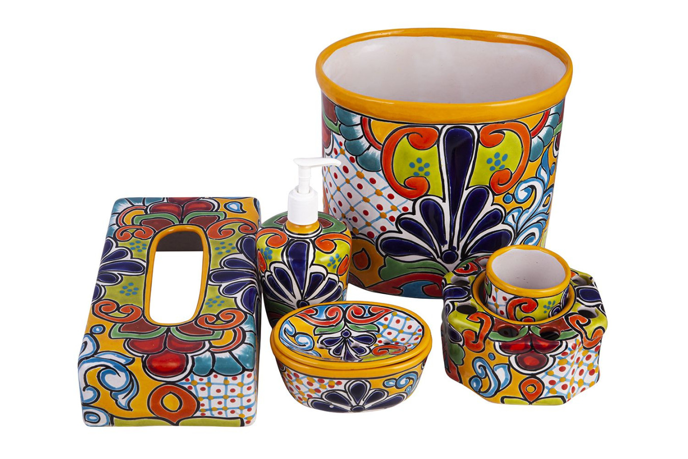 Viento - ceramic bathroom set from Mexico