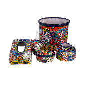 Tierra - ceramic bathroom set from Mexico