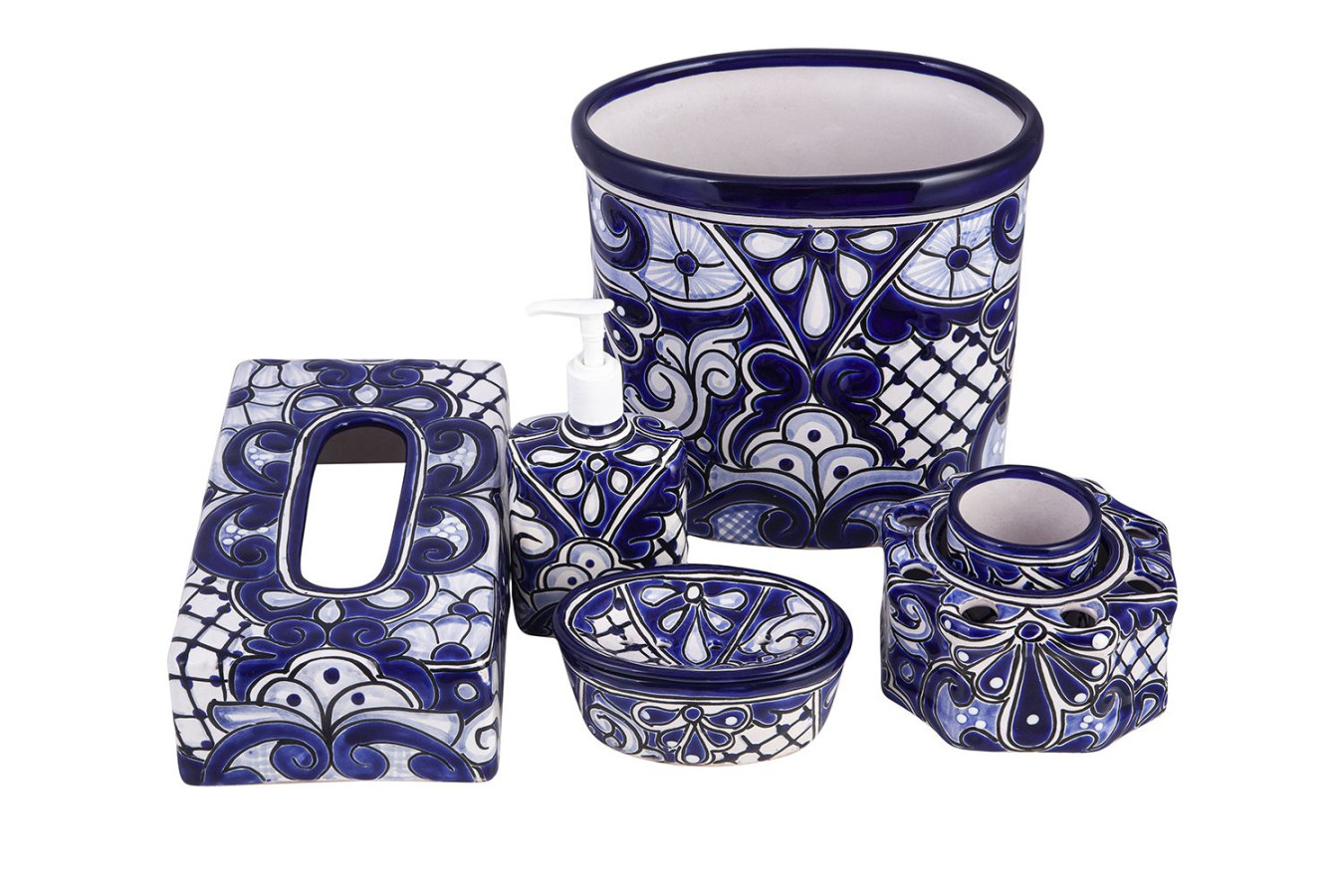 Metalero - ceramic bathroom set from Mexico