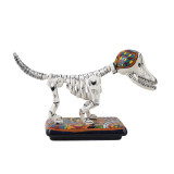 Perro y hueso - original dog figure in Talaver technique