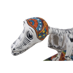 Perro y hueso - original dog figure in Talaver technique