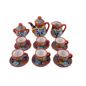 Juego - tea set - Talavera ceramic - 9 pieces