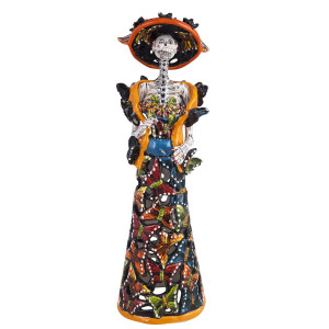 Calado Mariposa - a traditional figure of La catrina