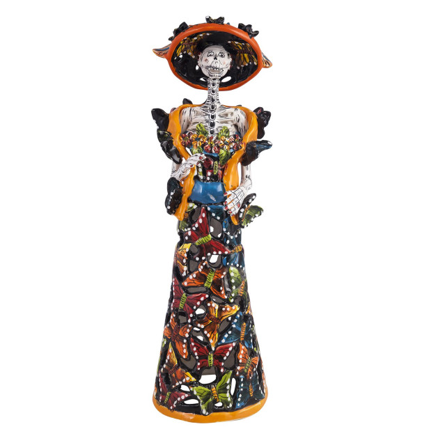 Calado Mariposa - a traditional figure of La catrina