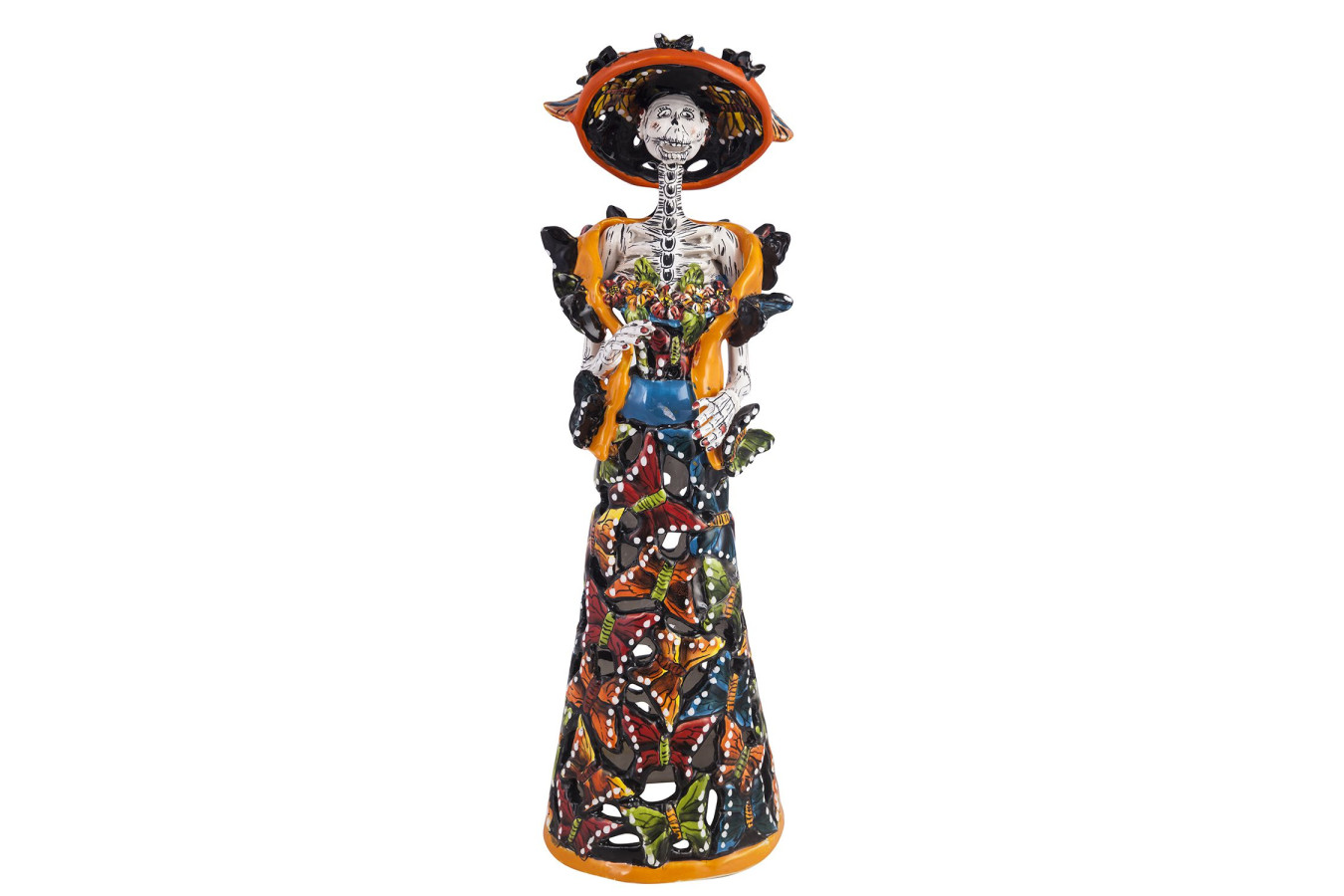 Calado Mariposa - a traditional figure of La catrina