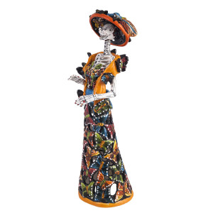 Calado Mariposa - a traditional figure of La catrina