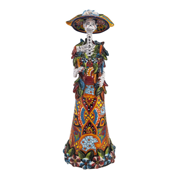 Catrina con rebozo - a traditional figure of La catrina