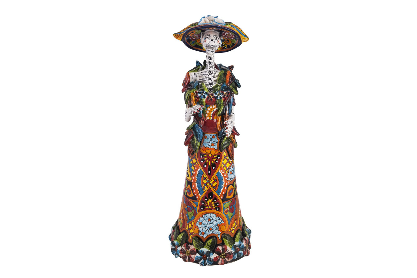 Catrina con rebozo - a traditional figure of La catrina