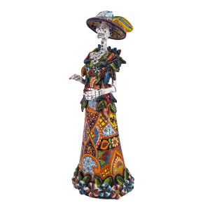 Catrina con rebozo - a traditional figure of La catrina