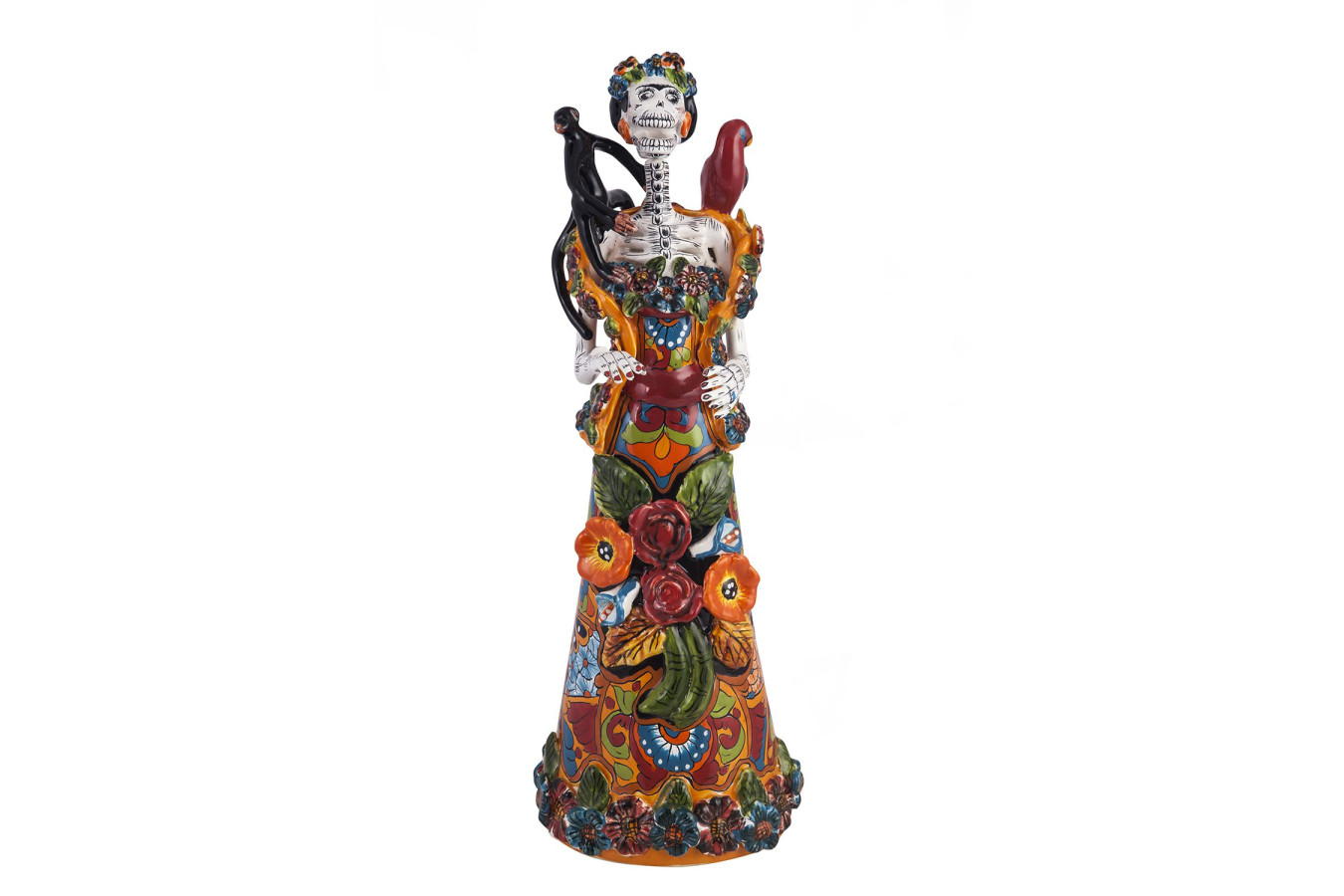 Frida con rebozo - traditional figure of La catrina from Mexico