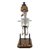Catrin Ciclista - traditional figure with Talavera motif