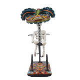 Ciclista catrina - traditional figure of La Catrina on a bicycle
