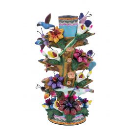 Vara en Primavera - candle holder from Mexico - height 27 cm