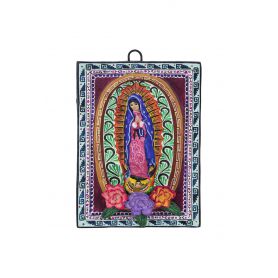 Virgen Cuadro - image of a virgin - 15x11 cm