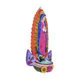 Virgen pared - stoup with the image of the Virgin of Guadalupe