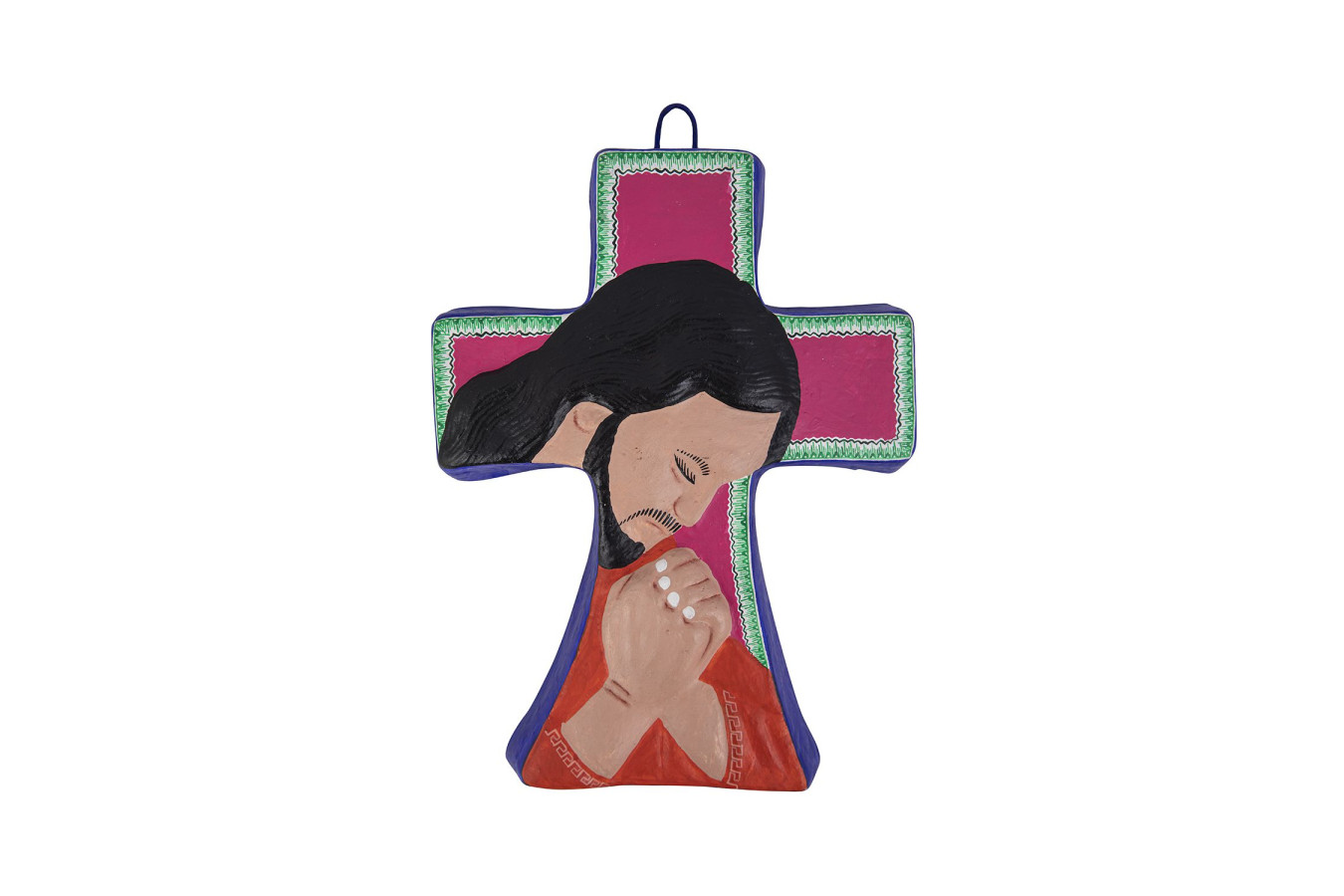 Cruz cristo orando - symbol of the cross from Mexico