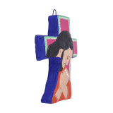 Cruz cristo orando - symbol of the cross from Mexico