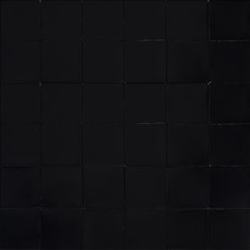 Negro - plain colour black tiles - 90 pieces