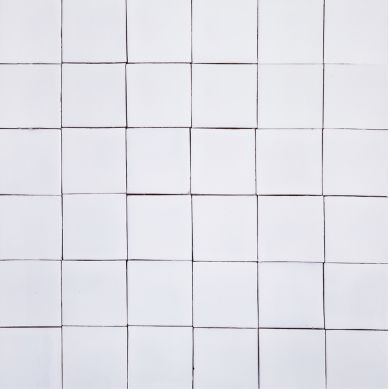 Blanco Puro - plain colour Talavera tiles - 90 pieces