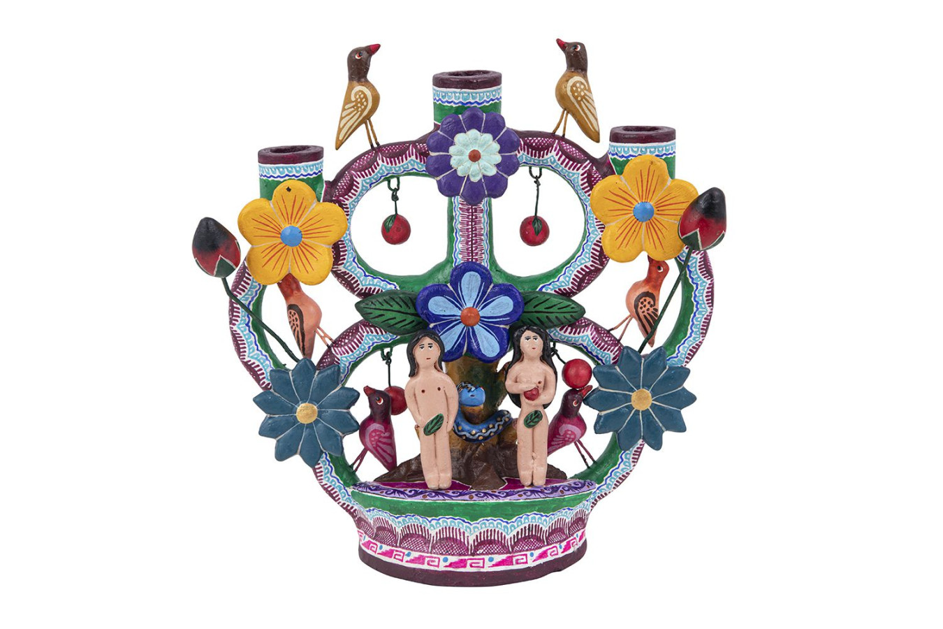 Árbol de la vida no.1 - tree of life candle holder from mexico