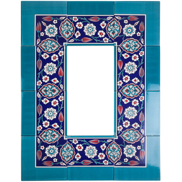 Safid - ceramic corner iznik tiles