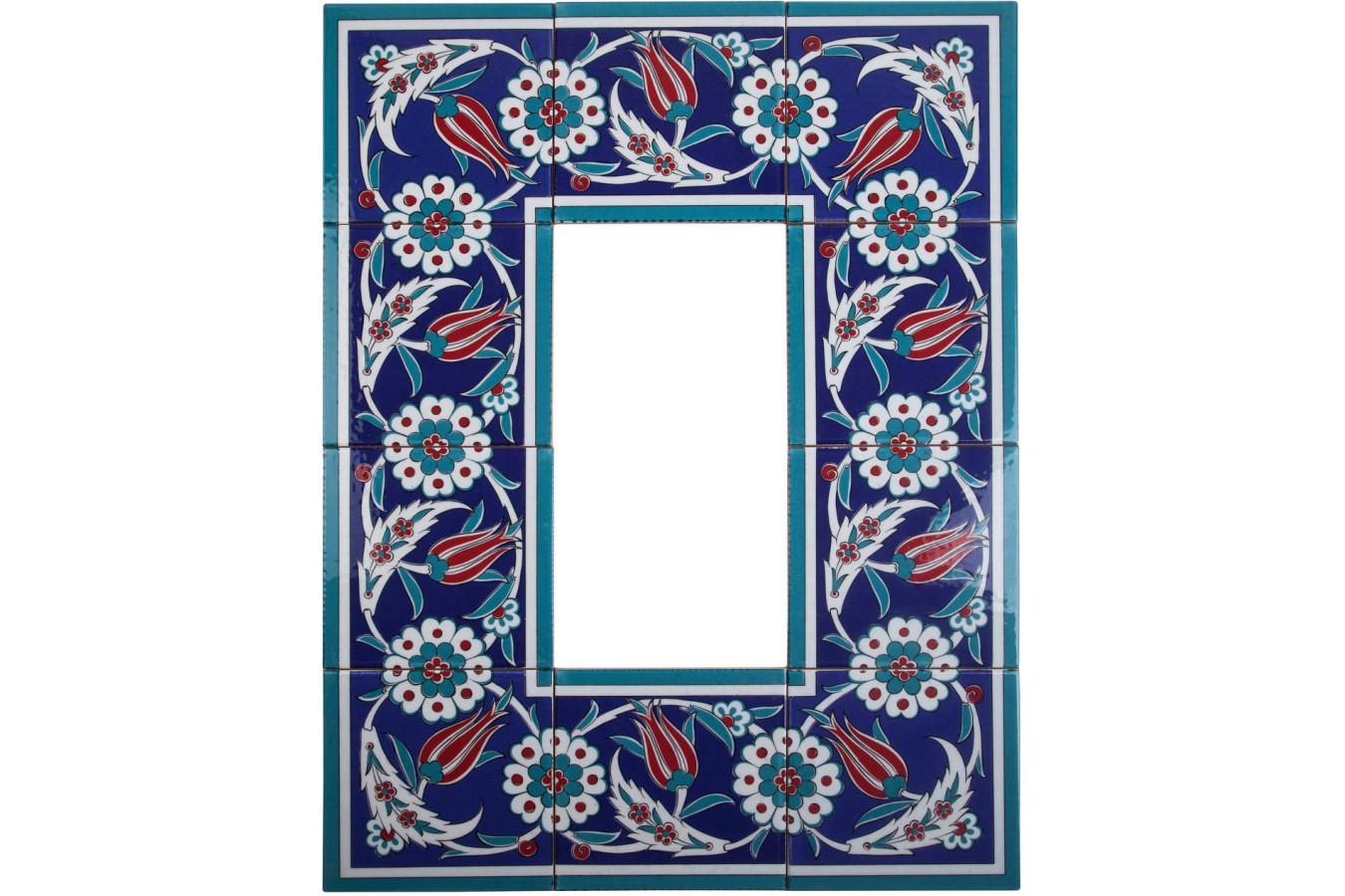 Khmer - border iznik ceramic plate