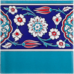Safid - ceramic iznik border