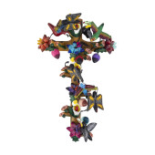 Cruz Mariposa - symbol of the cross - handicraft from Mexico
