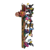 Cruz Mariposa - symbol of the cross - handicraft from Mexico
