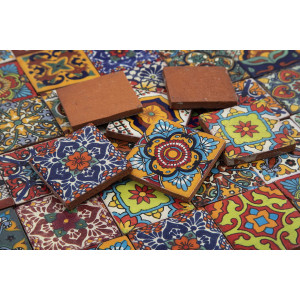 Caliente -  mexican tiles - 5x5 cm - 120 pieces