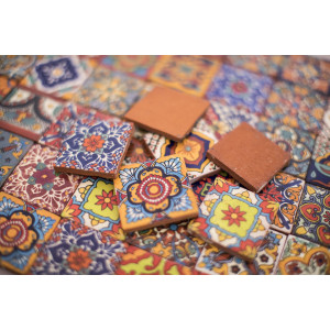 Caliente -  mexican tiles - 5x5 cm - 120 pieces