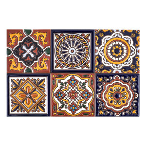 Gael - Mexican Patchwork with relief - 30 pieces