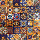 Girasol - a set of multi-colored wall decors