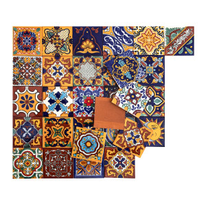 Girasol - a set of multi-colored wall decors