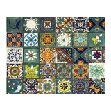 Verde - set of multi-colored wall decors - 30 pieces