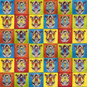 Virgenes - Talavera pop art tiles - 30 pieces