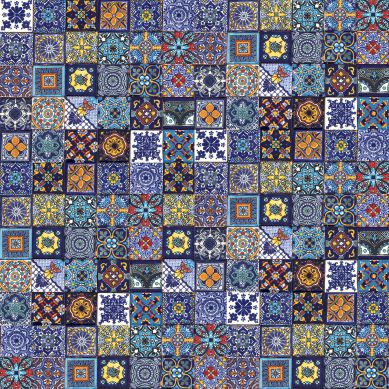 Tonito - small tiles patchwork - 5x5 cm